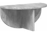 Vidaxl Scaffale A Muro A Parete Calcestruzzo Grigio 38 X 19 X 19 Cm Materiale A Base Di Legno