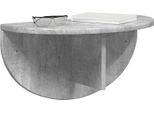 Vidaxl Scaffale A Muro A Parete Calcestruzzo Grigio 38 X 19 X 19 Cm Materiale A Base Di Legno