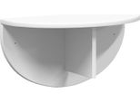 Vidaxl Scaffale A Muro A Parete Bianco 38 X 19 X 19 Cm Materiale A Base Di Legno