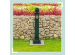 Fontana Da Giardino Antica Con Rubinetto Dorato, 80 Cm