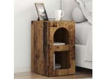 Vidaxl Comodino 2 Pezzi Legno Di Recupero 29,5 X 35 X 50 Cm Materiale A Base Di Legno