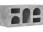 Syfax™ Mobile Tv Grigio Cemento 80 X 35 X 40 Cm Legno Multistrato