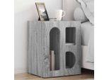 Vidaxl Comodino 2 Pezzi Grigio Sonoma 40 X 35 X 50 Cm Materiale A Base Di Legno