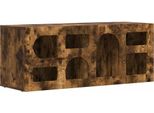 Syfax™ Mobile Tv Rovere Fumé 100 X 35 X 40 Cm Legno Multistrato