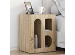 Vidaxl Comodino 2 Pezzi Rovere Sonoma 40 X 35 X 50 Cm Materiale A Base Di Legno