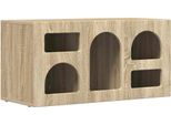 Mobile Tv Vidaxl Rovere Sonoma 80 X 35 X 40 Cm Materiale A Base Di Legno