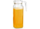 Brocca In Vetro Con Coperchio, Stretta, 1L