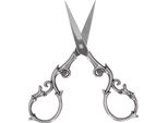 Forbici Retrò, Forbici Da Cucito Vintage Con Manici Ergonomici, Forbici Da Ricamo In Acciaio Inox Per Lavori Di Bricolage (Argento)