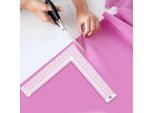 Righello Per Cucire, Righello Per Tessuti Strumento Professionale Per L'artigianato Righello In Plastica Di Forma Quadrata L Righello Per Cucire Francese Curva Righello Di Misura Per Cucire Sartoria Professionale (5808)