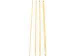 4 Pezzi Aghi Per Uncinetto A Doppia Faccia, Lunghezza 23,9 Cm, Aghi Per Uncinetto In Bambù, Aghi Per Maglia In Filato Robusto Per Lavorare A Maglia Cappelli E Maglioni