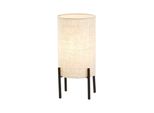 Brilliant Lampe, Fairhill Tischleuchte Schwarz/Natur, 1X A60, E27, 25W, Mit Schnurzwischenschalter