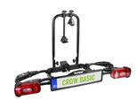 Eufab 11569 Crow Basic Portabiciclette Per Gancio Di Traino Max 50 Kg