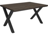 Tavolo Da Pranzo, 140X90X74 Cm, Per 6 Persone, Tavolo Cucina, Rovere Scuro