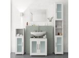 Vicco Specchio Bagno Emma, 45 X 60 Cm, Bianco