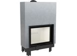Inserto Camino In Acciaio Kratki Mba 17 Kw Ø 200 Con Porta Scorrevole