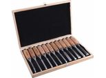 Extol Premium 8812405 Scalpelli Da Intaglio, Set Di 12, Lunghezza 200 Mm
