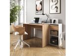 Vicco Scrivania Ben, 145 X 46.4 Cm, Bianco/Sonoma