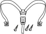 Cinghie Elastiche Interne Per Bauletto Moto Shad SH48