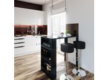 Vicco Tavolo Bar Con Sgabelli , 117 X 57 Cm Con 2 Sgabelli Da Bar, Antracite