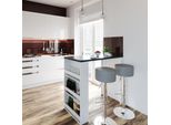 Vicco Tavolo Bar Con Sgabelli , 117 X 57 Cm Con 2 Sgabelli Da Bar, Grigio/Bianco