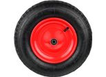 Ruota Di Scorta Per Carriola Con Asse 400/100 Ruota Pneumatica