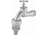 Valvola Di Scarico Js Con Rb, Rv, Sv A Ginocchiera, Nero, 3/4", Opaco Chr, Dvgw"