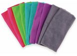 Panni In Microfibra Lifetime Clean - 10 Pezzi - Panno In Microfibra - Panno Per Finestre - Sostenibile - Diversi Colori