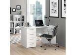Vicco Scrivania Nico, 137 X 60 Cm, Bianco