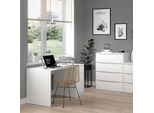 Vicco Scrivania Ruben, 140 X 65 Cm, Bianco