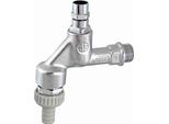Js Auslaufventil Mit Rb,Rv,Sv Steckschl.-Ot,3/4",Matt Chr.,Dvgw"