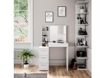 Vicco Tavolo Da Toeletta Meryl, 80 Cm, Bianco