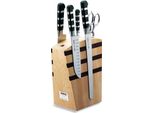 Ceppo Di Coltelli Dick Con Coltello Da Cucina 1905 Santoku + Forbici X50Crmov15
