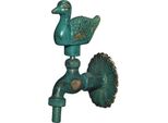 Js Nostalgie-Auslaufventil,Mit Sv Motiv:Ente,Dn15,1/2",Ms-Patin."