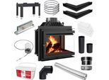Inserto Camino Diritto Semplice 8 Kw Accessori