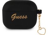 Guess Gua3Lschsk Airpods 3 Coverczarny/Nero Silicone Charm Heart Collection