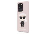 Karl Lagerfeld Klhcs69Slfkpi S20 Ultrag988 Hardcase JasnoróżOwy/Pink Silicone Iconic