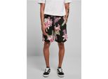 PáNské KraťAsy Urban Classics Viscosa Aop Resort Shorts Darkjungle - S