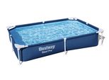 Bestway® Steel Pro™ Frame Piscina Senza Pompa 221 X 150 X 43 Cm, Blu Scuro, Rettangolare
