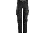 Snickers Allroundwork Pantaloni Da Lavoro Elasticizzati Neri Taglia 54