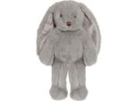 Coniglietto Di Peluche Grigio, 30 Cm, Ecologico, Lavabile In Lavatrice
