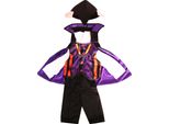 Bristol Novelty - Costume Halloween - Bambino BN4416 (104) (Viola/Nero/Bianco)