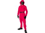 Bristol Novelty - Costume "The Gamer Suit"" - Uomo/Donna Unisex BN4436 (M) (Rosso/Nero)"
