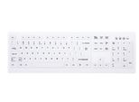 Cherry AK-C8100F-FU1-W/US - Disinfettabile - Bianco - Us - Tastiera - Qwerty