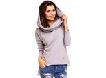 Awama Felpa Con Cappuccio Da Donna Feniree A129 Grigio S/M
