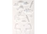 Graine Creative Stampo In Silicone Unicorno 20X13 Cm Flessibile Per L'artigianato