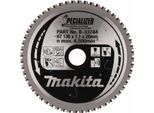 Lama Per Sega Circolare Makita Tct Special Tct - 136 X 20 Mm - 56 Denti - Metallo, Acciaio Inox