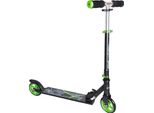 Scooter In Alluminio Muuwmi - Monopattino, 125 Mm, Abec 5, Gs, Regolabile In Altezza, Nero-Verde