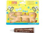 Formine Per Biscotti In Acciaio Inox - Stella + Penna Per Cioccolato