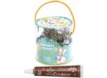 16 Formine Per Biscotti In Latta + Pennarello Per Cioccolato