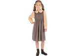 Bristol Novelty Ragazze Costume Da Scolaretta Vittoriana BN1460 (L) (Arancione/Marrone)